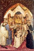 Pietro, Nicolo di Scenes from the Legend of Saint Augustine: oil on canvas